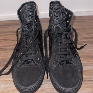 Chanel Mesh Sneakers - Black